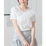 ホワイト | トップス カットソー 半袖 | Honeys