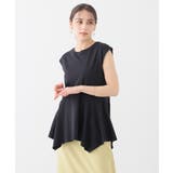 ブラック | トップス カットソー ノースリーブ | Honeys