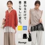 トップス キャミソール UVカット | Honeys | 詳細画像1 