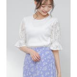 トップス カットソー 5分袖 | Honeys | 詳細画像3