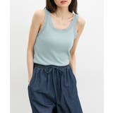 サックス | 【ハニーズ】トップス レースタンク タンクトップ | Honeys