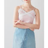 ピンク | トップス キャミソール レース使い | Honeys