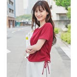 ボルドー | トップス カットソー 半袖 | Honeys