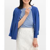 ブルー | 【ハニーズ】トップス カットソー シアー | Honeys