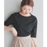 ブラック | トップス カットソー UVカット | Honeys