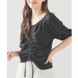ブラック | トップス カットソー 半袖 | Honeys