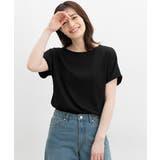 ブラック | トップス カットソー 半袖 | Honeys
