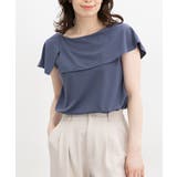 スモーキーブルー | トップス カットソー 半袖 | Honeys