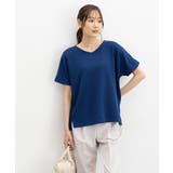 ブルー | トップス カットソー 半袖 | Honeys