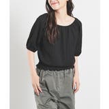 ブラック | トップス カットソー 半袖 | Honeys