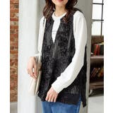 ブラック | トップス ベスト ジレ | Honeys