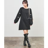 ワンピース 長袖 ミニ丈 | Honeys | 詳細画像5 