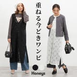 ワンピース ノースリーブ ロング丈 | Honeys | 詳細画像1 