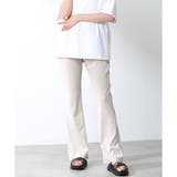 ベージュ | 【ハニーズ】パンツ フレアパンツ セルフカット | Honeys