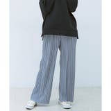 スモーキーブルー | 【ハニーズ】パンツ セルフカット ウエストゴム | Honeys