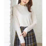 アイボリー | トップス カットソー 長袖 | Honeys