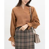 キャメル | トップス カットソー 長袖 | Honeys