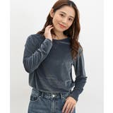 ブルー | トップス カットソー 長袖 | Honeys