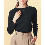 ブラック | トップス カットソー 長袖 | Honeys