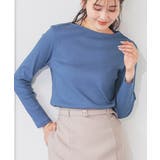 ダークブルー | トップス カットソー 長袖 | Honeys