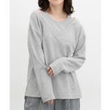 杢グレー | トップス カットソー 長袖 | Honeys