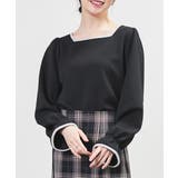 ブラック | トップス カットソー 長袖 | Honeys