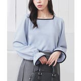 サックス | トップス カットソー 長袖 | Honeys