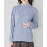 サックス | トップス カットソー 長袖 | Honeys