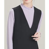 ラベンダー | トップス カットソー 長袖 | Honeys