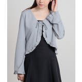 グレー | トップス ボレロ カーディガン | Honeys