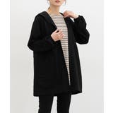 ブラック | トップス カーディガン 長袖 | Honeys