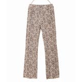 パンツ プリーツパンツ ヒョウ柄 | Honeys | 詳細画像12