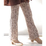 パンツ プリーツパンツ ヒョウ柄 | Honeys | 詳細画像21