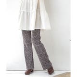 パンツ プリーツパンツ ヒョウ柄 | Honeys | 詳細画像22