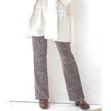 グレーヒョウ柄 | パンツ プリーツパンツ ヒョウ柄 | Honeys