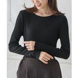 ブラック | トップス カットソー 長袖 | Honeys