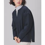 ネイビー | トップス カットソー 長袖 | Honeys