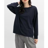 ネイビー | トップス カットソー 長袖 | Honeys