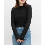ブラック | トップス カットソー 長袖 | Honeys