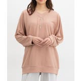 オレンジピンク | トップス カットソー 長袖 | Honeys