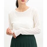 アイボリー | トップス カットソー 長袖 | Honeys