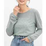 スモーキーミント | トップス カットソー 長袖 | Honeys