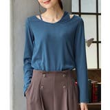 ダークブルー | トップス カットソー 長袖 | Honeys