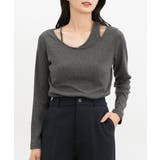 杢チャコール | トップス カットソー 長袖 | Honeys