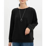 ブラック | トップス カットソー 長袖 | Honeys