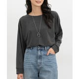 杢チャコール | トップス カットソー 長袖 | Honeys