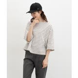 トップス Tシャツ ７分袖Tシャツ | Honeys | 詳細画像11 