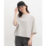 トップス Tシャツ ７分袖Tシャツ | Honeys | 詳細画像12 