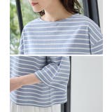 トップス Tシャツ ７分袖Tシャツ | Honeys | 詳細画像16 
