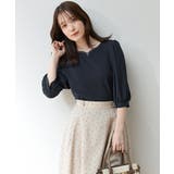 ネイビー | トップス カットソー 大きいサイズ | Honeys